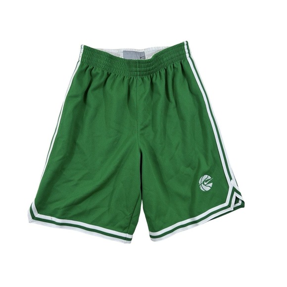 Nike Men Green White Mesh Basketball Shorts Sz‎ M - Picture 1 of 4